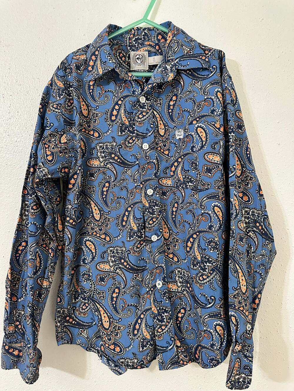 CINCH KIDS paisley’s print long sleeve shirt size M(10)
